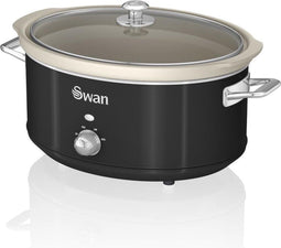 Swan Retro - Slowcooker - Zwart - 6.5 liter