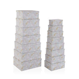 Set decoratieve dozen Versa Karton Veren (15 Onderdelen)
