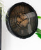 Wandklok klok industrieel metaal John tandwielen zwart 70 cm