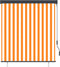 vidaXL-Rolgordijn-voor-buiten-140x250-cm-wit-en-oranje