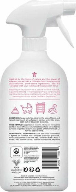 Attitude Little Ones Speelgoed- en Oppervlakte Reiniger Geurvrij 800 ml