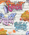DUTCH - WALLCOVERINGS - Behang - graffiti - meerkleurig - L179-05