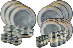 GENESIS Servies - 36 stuks - Compleet voor 6 personen - Aarde