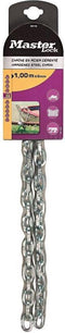 MASTERLOCK 8011EURD - Ketting - Gehard staal 6mm 1m - Grijs