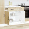 vidaXL - Keuken - onderkast - Lucca - bewerkt - hout - sonoma - eikenkleurig