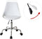Bureaustoel - hoogte verstelbaar - wit