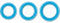 NS Novelties - Halo 55mm Cockring Medium - Rings Blauw