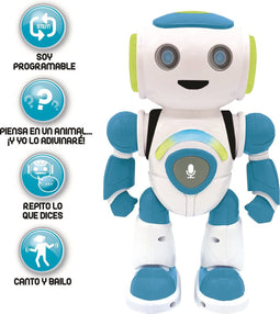 PowerMan® Master STEM Robot met quiz, muziek, games, schijf fotograferen incl afstandsbediening (Spaans)