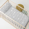 Sprei HappyFriday BASIC KIDS Grijs 100 x 130 cm Wieg voor baby's