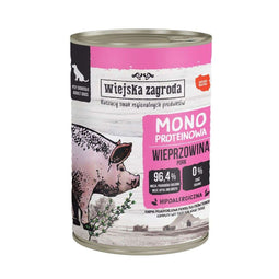 Natvoer WIEJSKA ZAGRODA Monoprotein Pork Varken 400 g