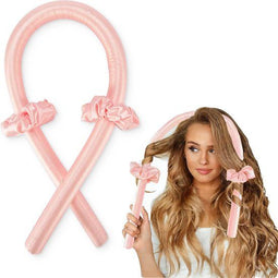Loti Living Heatless Curls Set – Roze – Hittevrije Krullen zonder Beschadiging – Haarrollers –