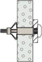 Fischer hollewandplug metaal HM 6x52 S 50 st.