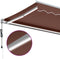 vidaXL - Luifel - automatisch - uittrekbaar - met - LED - 500x300 - cm - bruin