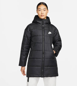 Nike Sportswear Therma-Fit Repel Parka - Dames Jas - Regular Fit - Zwart - Wit