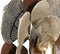 Wanddecoratie Home ESPRIT Gouden Terra cotta Modern Bloem 51 x 6,5 x 51 cm