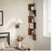 Wandrek Bolt - Wandrek - Stijlvol en functioneel - Bruin - 19,5x19,5x123 cm