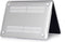 Lunso Geschikt voor MacBook Pro 16 inch (2019) cover hoes - case - Mat Transparant
