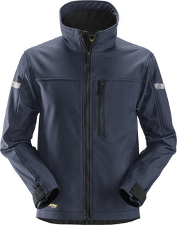 Snickers Softshell Jack - AllroundWork 1200 - Ergonomische pasvorm - Blauw - M