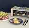H. Koenig WOD12 - Gourmetset - Steengrill - Raclette - 8 Pannetjes