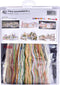Thea Gouverneur - Borduurpakket met telpatroon - 545.05 - Voorgesorteerde DMC Garens - Athene Griekenland - Zwart Aida - 79 cm x 50 cm - DIY Kit