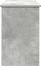 vidaXL - Bureau - 102x50x75 - cm - bewerkt - hout - betongrijs