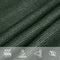 vidaXL - Zonnezeil - 160 - g/m² - 3,6x3,6 - m - HDPE - donkergroen