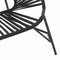 vidaXL - Tuinstoel - PE-rattan - zwart