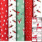SANTAS HELPER - kerstpapier assortiment cadeaupapier - 5 rollen 2 meter x 70 cm - multikleur