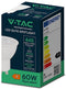 V-TAC VT-247-N-N LED Spot Light - GU10 - Lens 110° - IP20 - White - 6W - 445 Lumens - 4000K