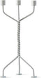 Gedraaide Kandelaar Lichtgrijs / Twisted Candleholder Lightgrey | Ward Wjnant voor Werkwaardig.
