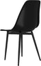 vidaXL - Eetkamerstoelen - 2 - st - PP - wit