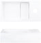 DIFFERNZ SOLID - Fontein 360x185x90mm - Handgemaakt - Wit