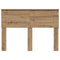 Hoofdbord met hoofdeinde Artisan Eiken 120 cm Bewerkt hout