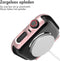 imoshion Screenprotector - Geschikt voor Apple Watch Series 4 / 5 / 6 / SE - 44mm - Roze Full Cover Hard Case / Beschermend Hoesje - Rosé goud