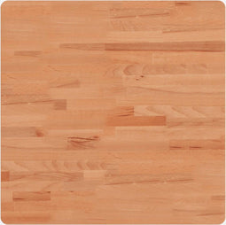 vidaXL - Tafelblad - vierkant - 60x60x4 - cm - massief - beukenhout