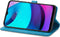 iMoshion Hoesje Geschikt voor Motorola Moto E20 Hoesje Met Pasjeshouder - iMoshion Mandala Bookcase - Turquoise