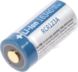 8x CR123 Een Li-ionbatterij met 3,7 volt, 700 mAh capaciteit inclusief batterijbox ideaal voor Arlo bewakingscamera, LED-zaklampen