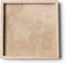 MOOISA - Travertine Dienblad vierkant - Tray 30x30cm - rond marmer dienblad - vierkant marmer dienblad - decoratie schaal - tapasplank - serveerplank