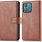 iMoshion Hoesje Geschikt voor Motorola Edge 40 Neo Hoesje Met Pasjeshouder - iMoshion Luxe Bookcase - Bruin