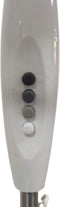 Merkloos Ventilator Staand - Statiefventilator - 3 standen - Ø 40 cm - Wit