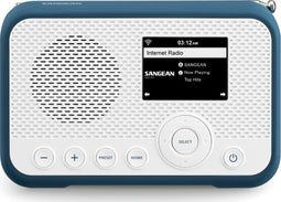 Sangean WFR-39 - Draagbare internetradio - WiFi DAB FM Spotify - Wit