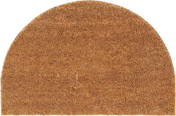 vidaXL - Deurmat - halfrond - 40x60 - cm - getufte - kokosvezel - naturel