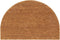 vidaXL - Deurmat - halfrond - 40x60 - cm - getufte - kokosvezel - naturel