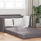 vidaXL - Ligbed/Sofa - 2-in-1 - Grijs - 124x71x78 - cm - Kunstleer