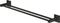 GROHE QuickFix Start Cube - Dubbele handdoekhouder - 654 mm - Matte Black