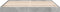 vidaXL - Bedframe - bewerkt - hout - betongrijs - 180x200 - cm
