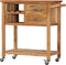 vidaXL - Keukentrolley - 80x45x91 - cm - massief - acaciahout