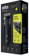 Braun Series 3 301s - Oplaadbaar Elektrisch Scheerapparaat - 3 drukgevoelige scheeronderdelen - Zwart