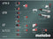 Metabo BS 18 L BL Q - Accu-schroefboormachine 18 V 2 Ah Li-ion - Brushless met koffer en 2 accu's (2 stuks)