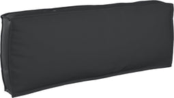 vidaXL - Pallet - Kussen - voor - Rugleuning - Zwart - 120x40x12 - cm - Oxford - Stof